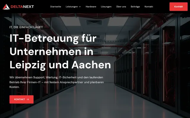 Startseite von DeltaNEXT